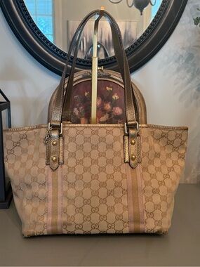 Gucci GG Canvas Jolicoeur Tote Bag